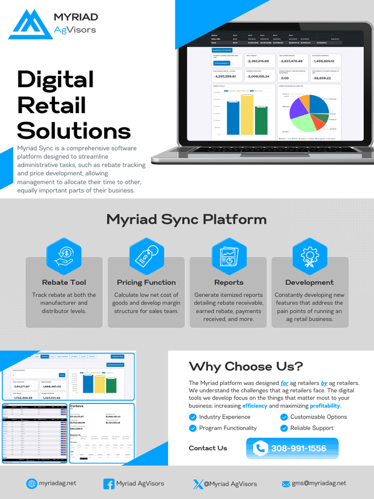 Myriad Sync: Streamlining Ag Retail Tasks | PDF