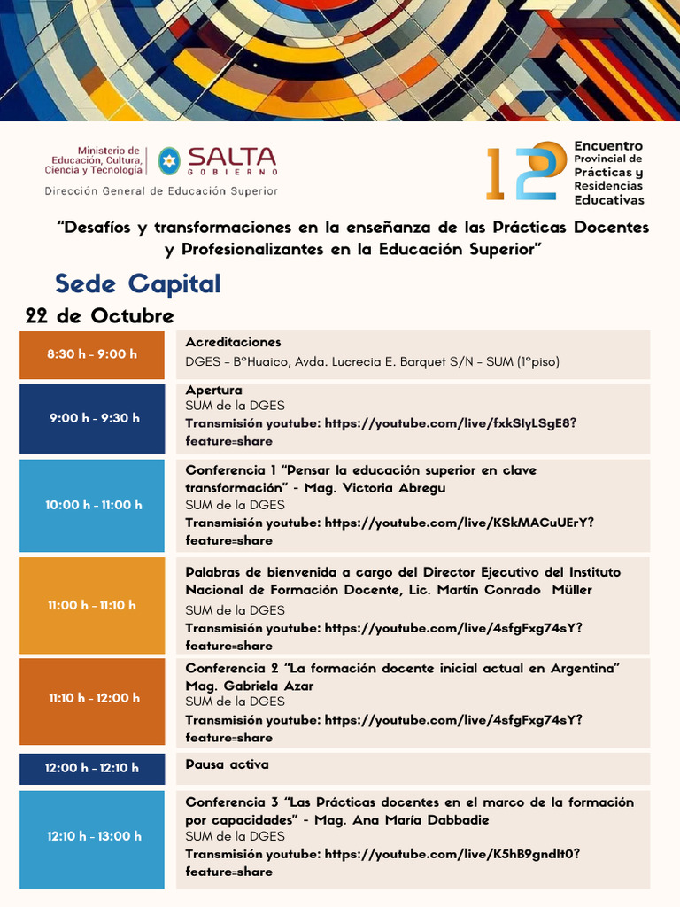 Jornadas de Formación Docente 2023 | PDF | Enseñando | Aprendizaje
