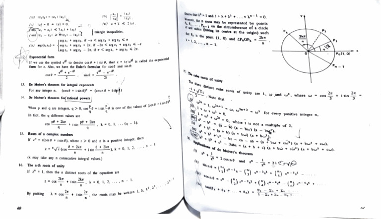 Book 1 Aids To Advanced Level Pure Mathematics Summary Worked Examples ...