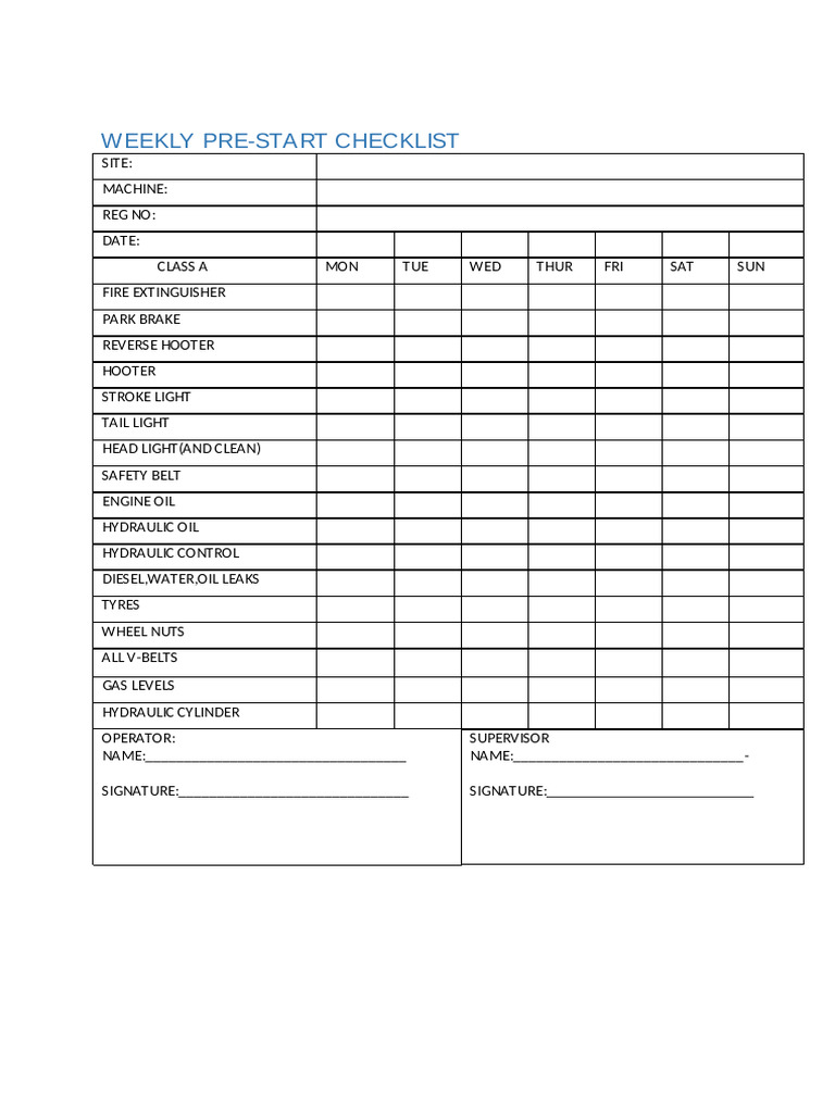 Weekly Pre | PDF
