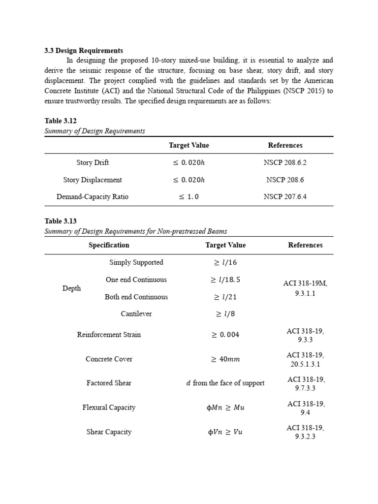 Seismic Design Requirements for Buildings | PDF | Strength Of Materials ...