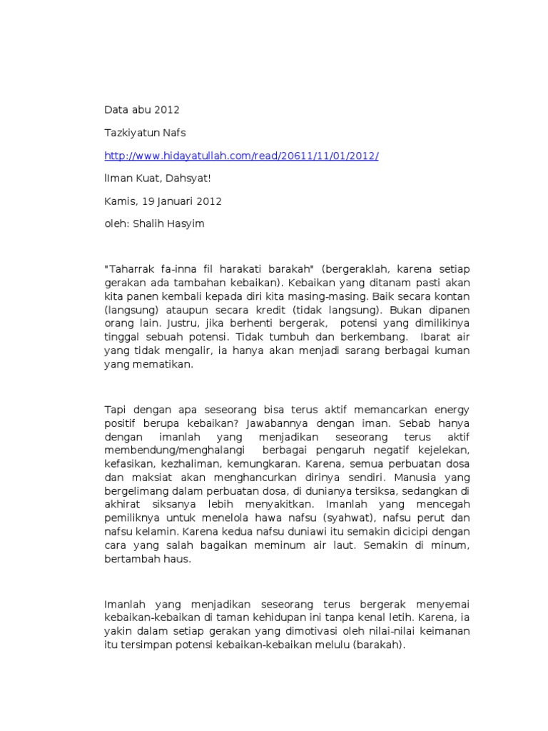Data Abu 2012