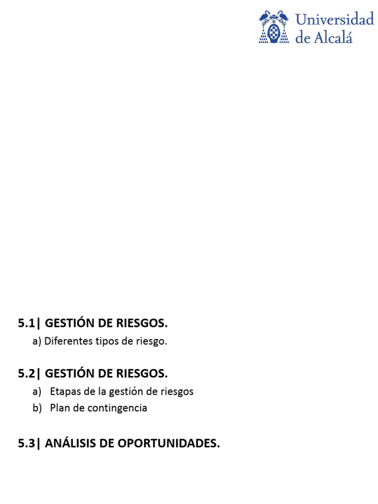 Gestión de Riesgos y Oportunidades en Proyectos | PDF | Marketing | Riesgo