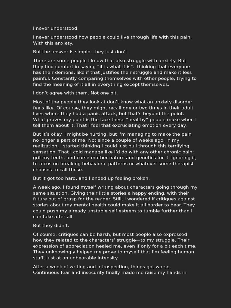 Understanding Anxiety and Healing | PDF | Anxiety | Feeling
