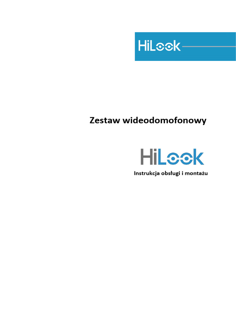 Hilook PL Instrukcja L-VIS-04 | PDF