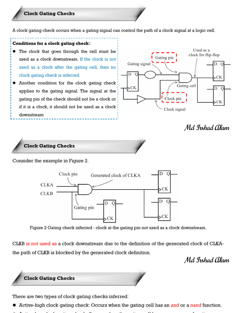 Clock Gating Check | PDF | Computer Engineering | Digital Electronics