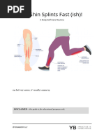 Home Exercises for Shin Splints Rehab | PDF | Human Leg | Foot