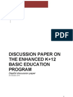55520272 Proposed K 12 Basic Education System in the Philippines