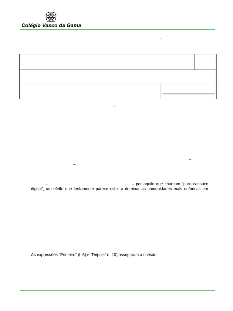 Ficha Gramatical 12º Ano de Português | PDF | Linguística | Sintaxe