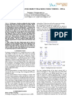 IMAGE PROCESSING FOR OBJECT TRACKING USING VERTEX – FPGA