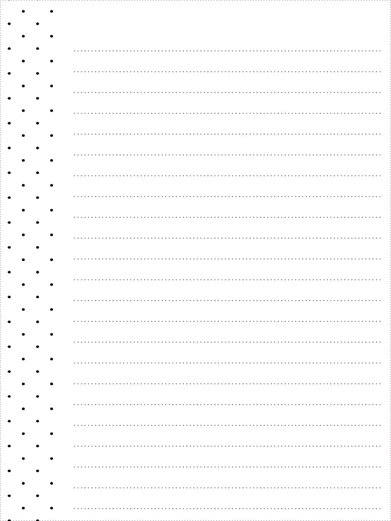 Lined Paper - Happy Planner Mini | PDF