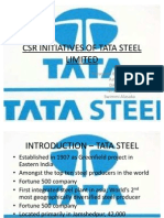 CSR at Tata Steel