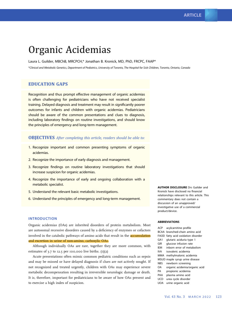 99 (R-5+) Organic Acidemias | PDF | Vitamin B12 | Biomolecules