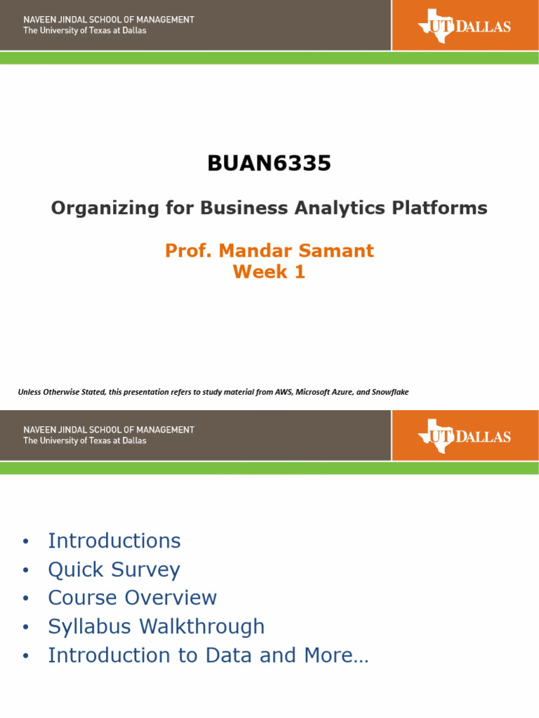 Business Analytics Course Overview | PDF | Analytics | Big Data
