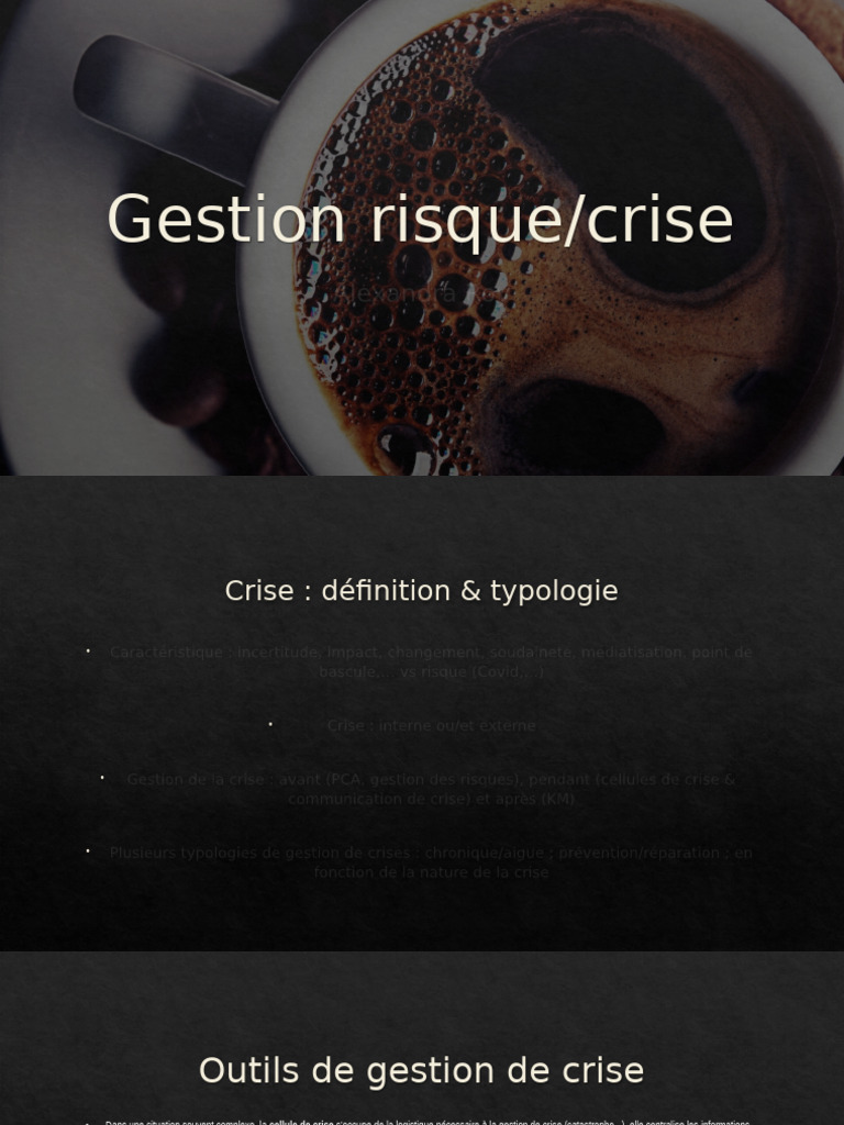 Gestion des Risques RH et Crises | PDF | Risque | Gestion des risques