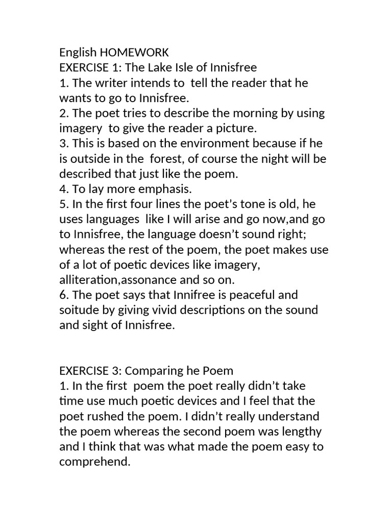 Analyzing Poetic Devices in Two Poems | PDF