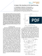 Performance Evaluation of Adaptive Filter Algorithms For EOG Signal Processing