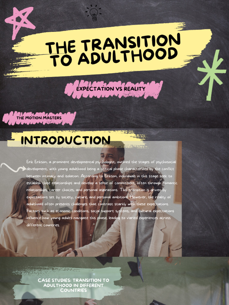 The Transition To Adulthood | PDF | Cost Of Living | Adolescence