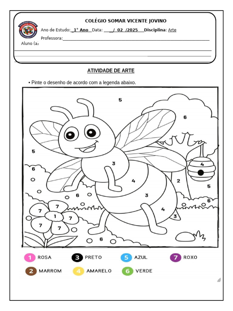 Atividade de Arte para 1º Ano | PDF