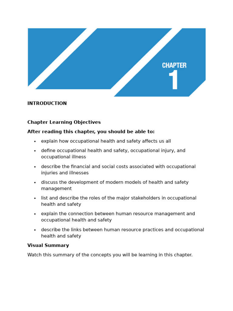 Understanding Occupational Health Risks | PDF | Occupational Safety And ...