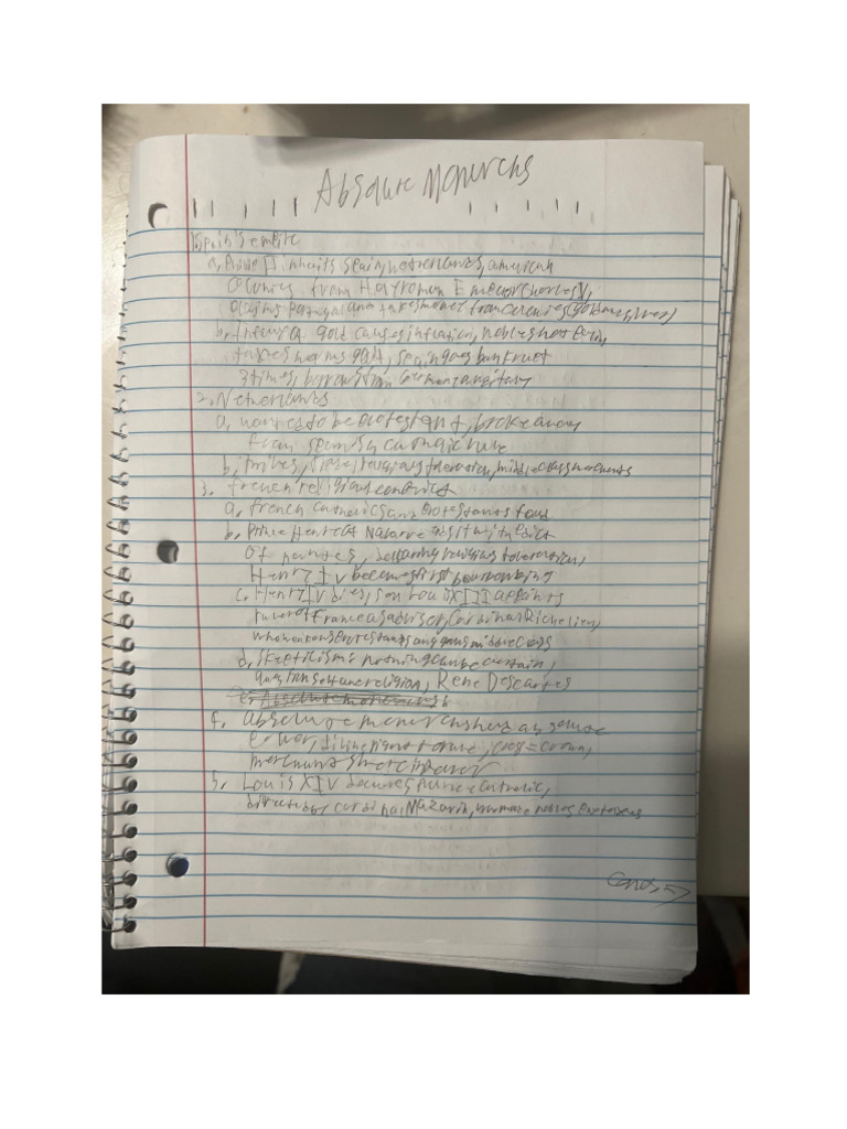 Notes For Some Class | PDF
