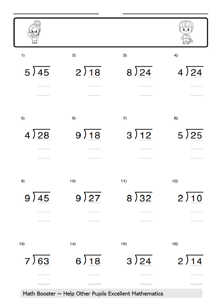 5 Minute Division Drills Pdf