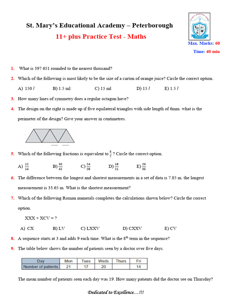 Maths Intensive Practise Test Answers-WK 3 D-1 | PDF | Area | Circle