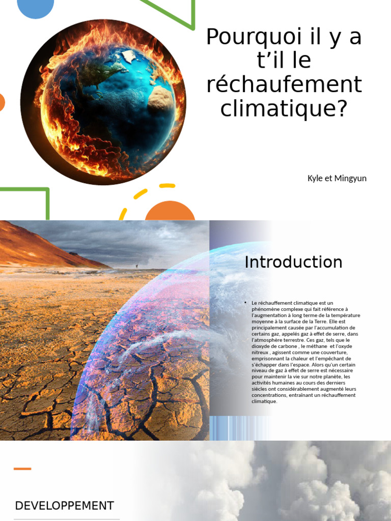 Causes et conséquences du réchauffement climatique | PDF | Changement ...
