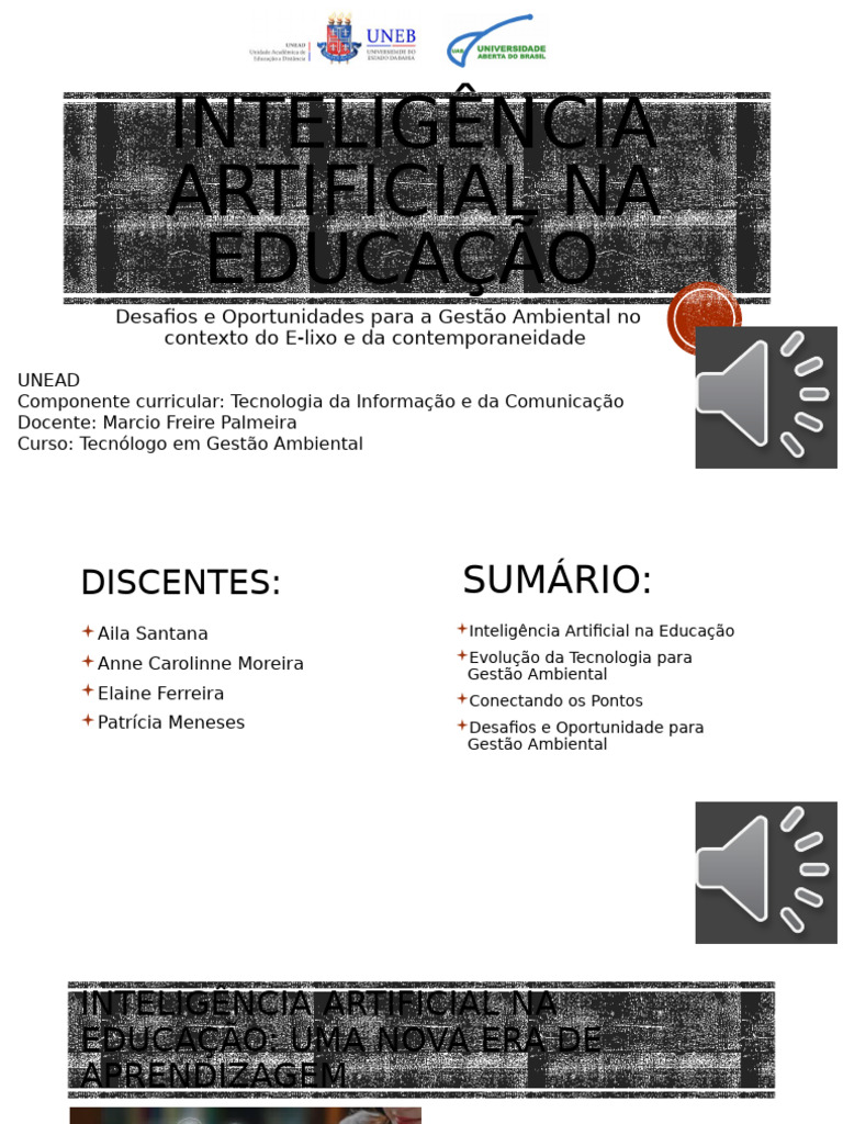 IA na Educação: Desafios e Sustentabilidade | PDF | Inteligência ...