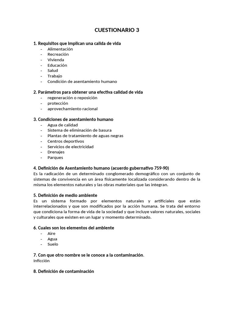Calidad de Vida y Ley Forestal | PDF | Entorno natural | Los bosques