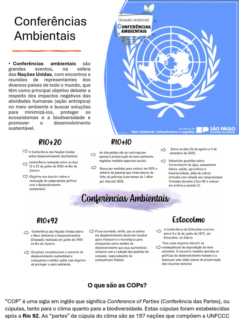 Conferências Ambientais | PDF