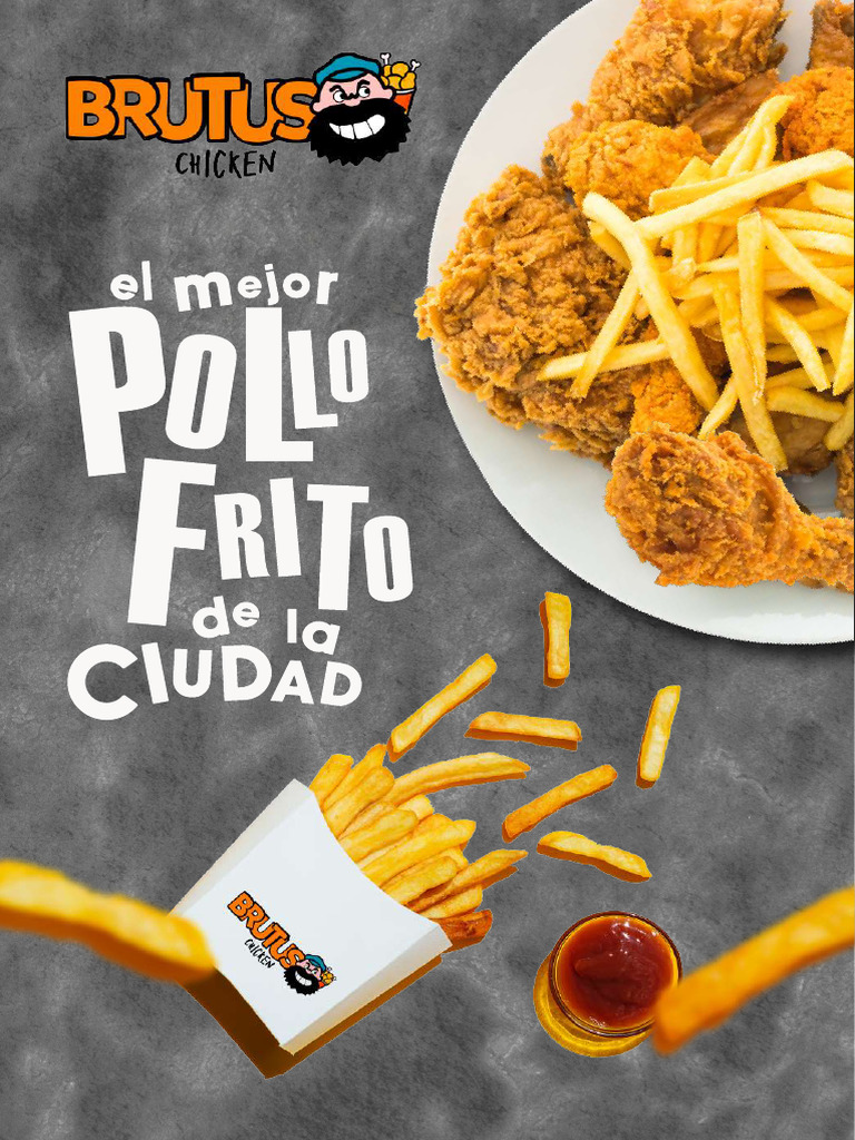 Menú de Pollo y Hamburguesas Brutus | PDF | filete | ensalada
