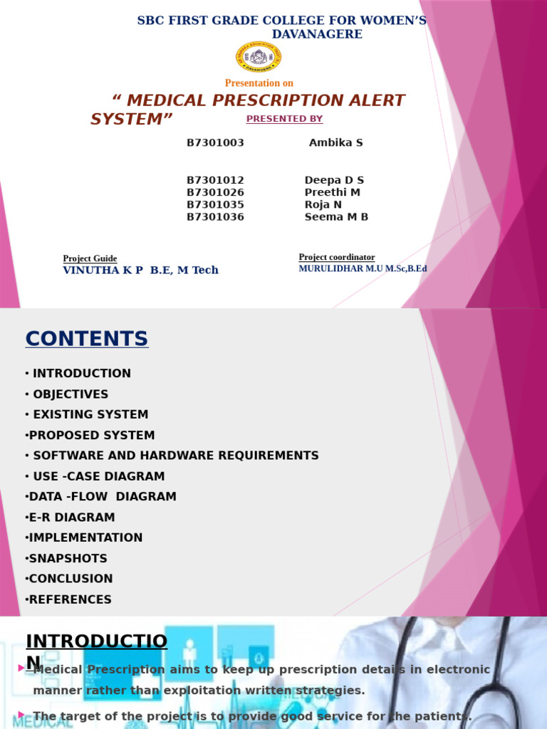 DRSP PPT | PDF | Medical Prescription | Microsoft Sql Server