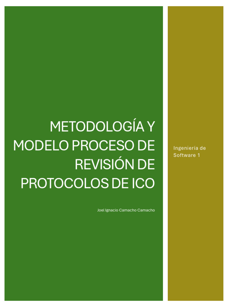Proceso de Revisión de Protocolos ICO | PDF | Scrum (desarrollo de ...