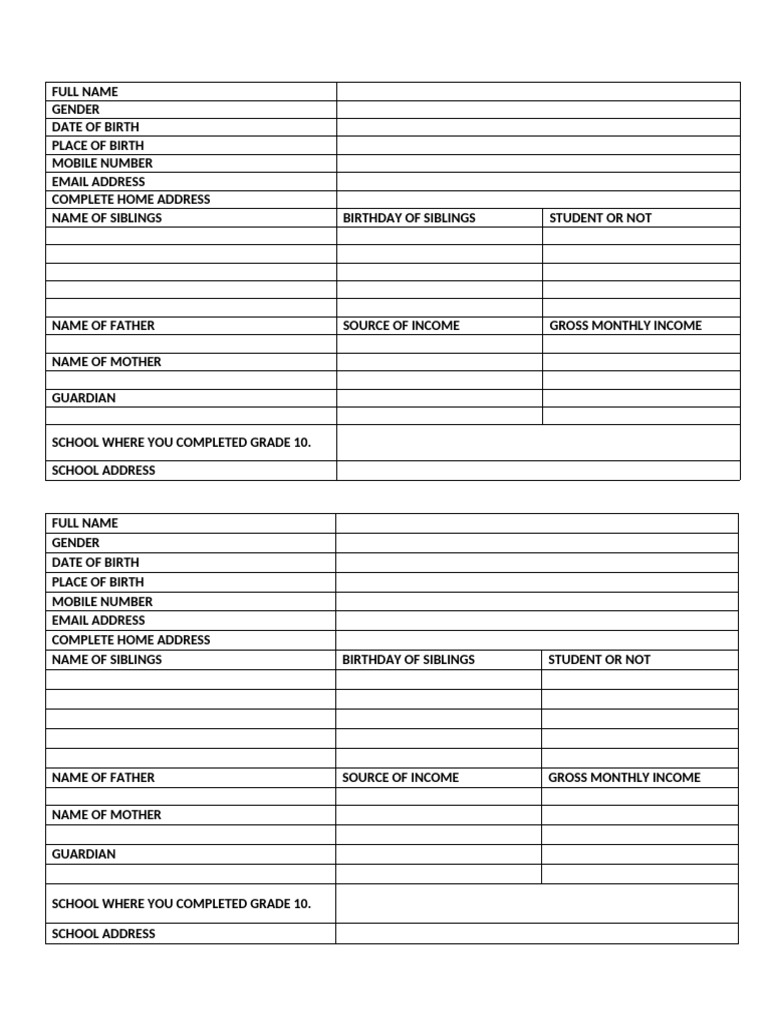 Application For Ovap | PDF