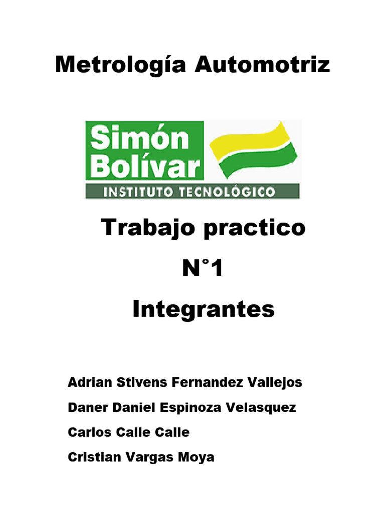 Metrología Automotriz | PDF | Medición | Metrología