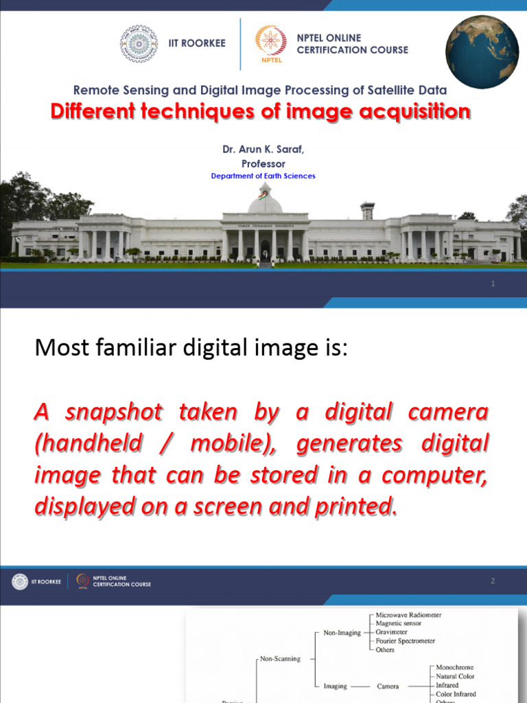 Satellite Remote Sensing Techniques | PDF | Infrared | Remote Sensing