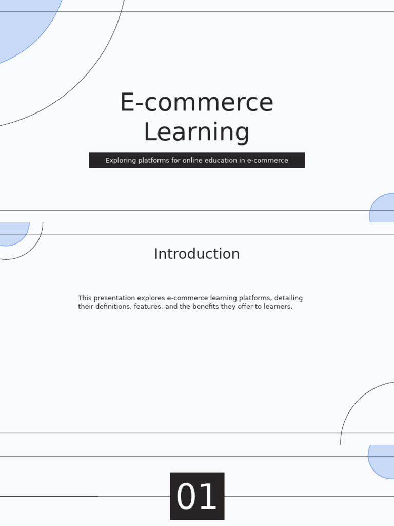 E-Commerce Learning Platforms Overview | PDF | E Commerce | Learning
