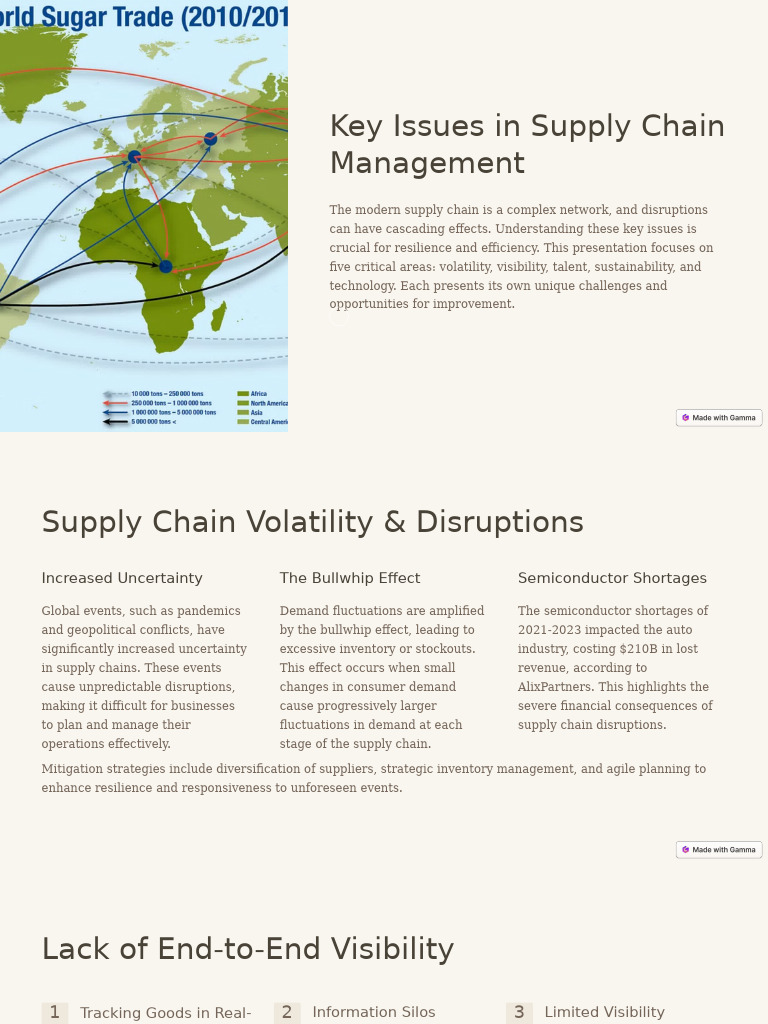 Key Issues in Supply Chain Management | PDF | Supply Chain | Analytics