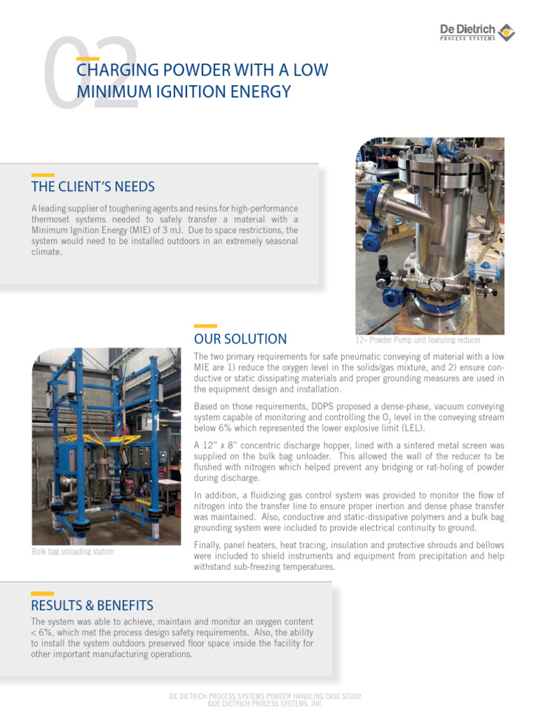 Safe Powder Charging System Case Study | PDF | Combustion | Solid
