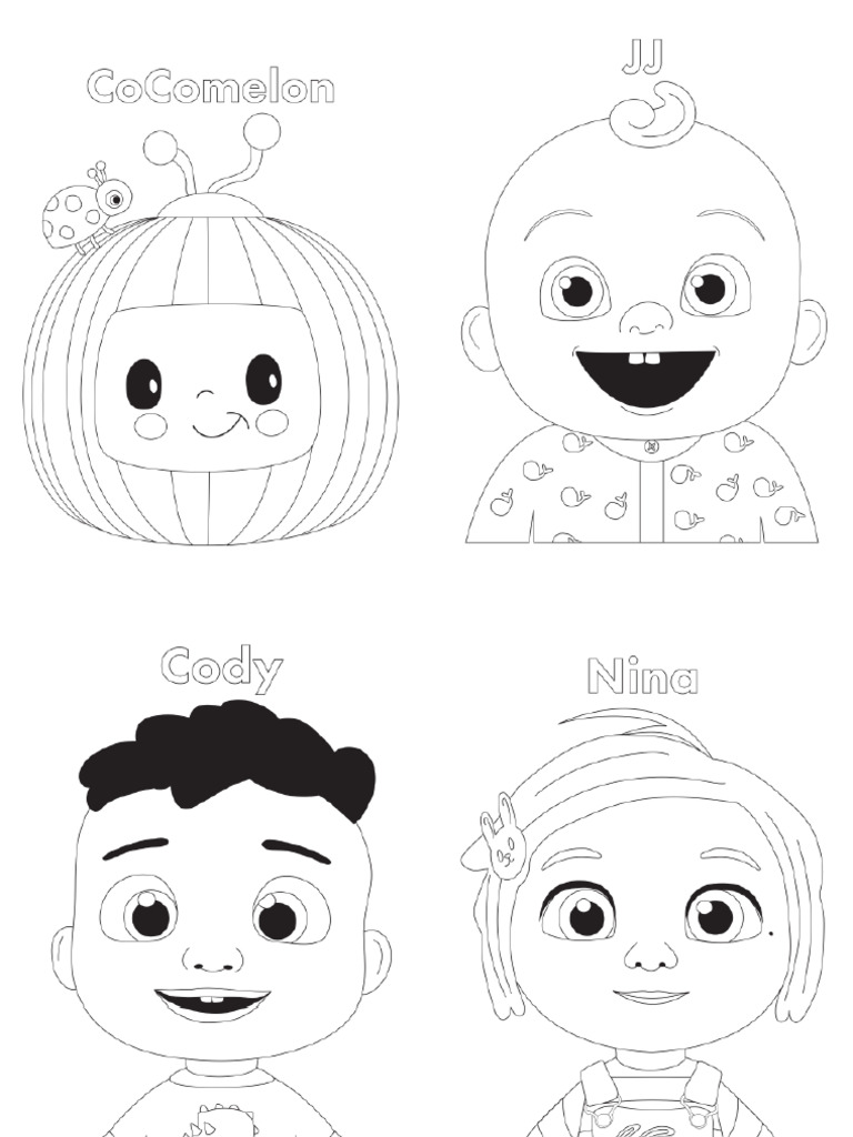 Cocomelon Coloring Book | PDF
