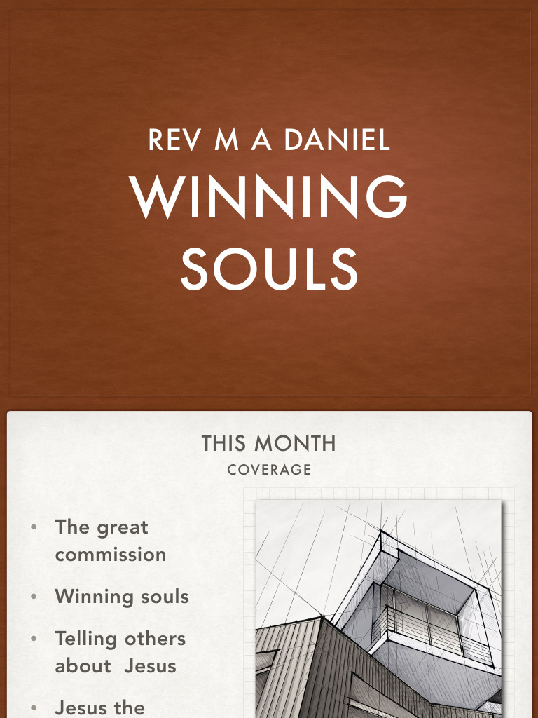 Winning Souls Through Evangelism | PDF | Jesus | Paul The Apostle
