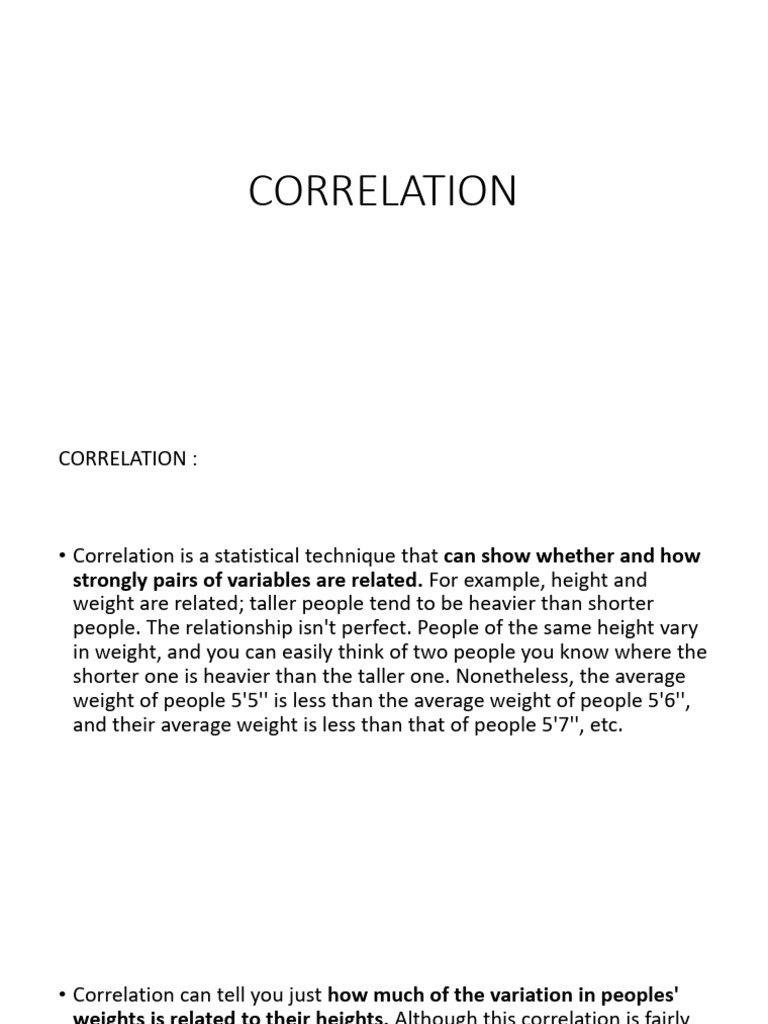 Correlation | PDF | Regression Analysis | Errors And Residuals