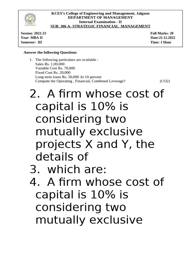 Financial Leverage and Project Analysis | PDF | Dividend | Equity (Finance)