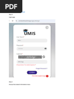 Understanding UMIS: Student Number Guide | PDF | Password | Login