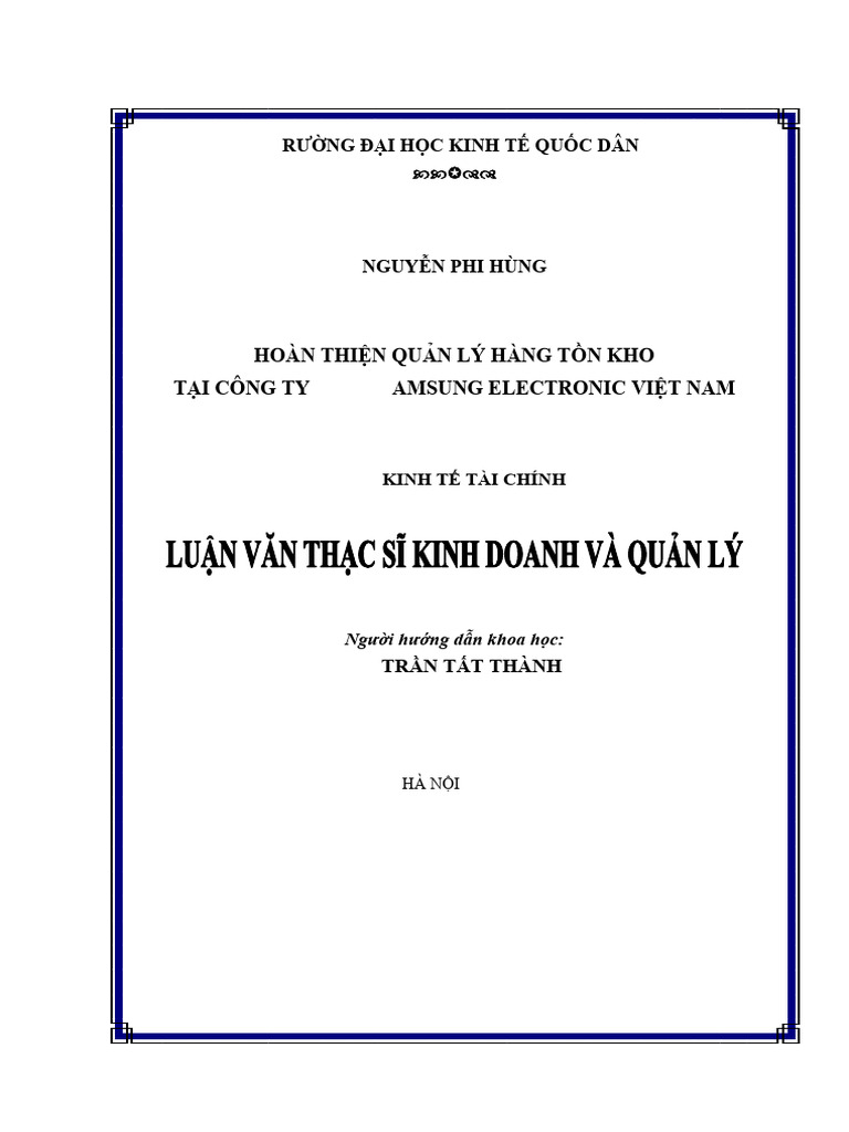 TRNG Di HC Kinh T Quc Dan Nguyn P | PDF