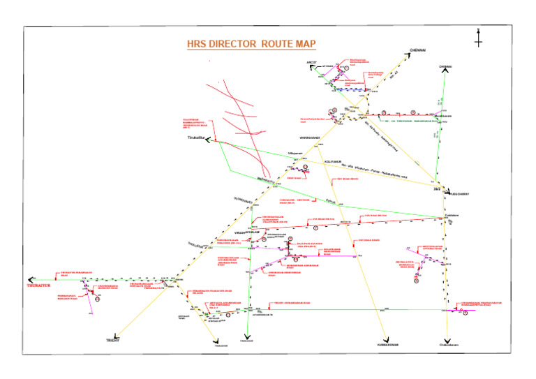HRS Route Map - 27.12.2024-A3-1 | PDF
