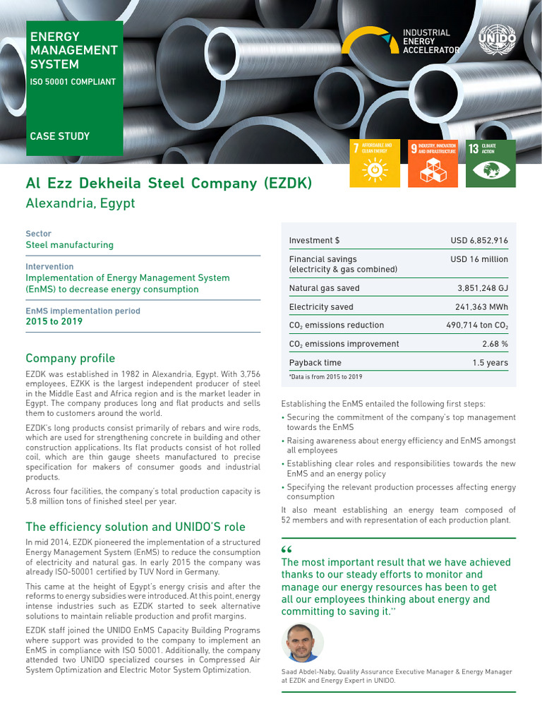 EZDK Energy Management System Case Study | PDF | Energy Economics ...