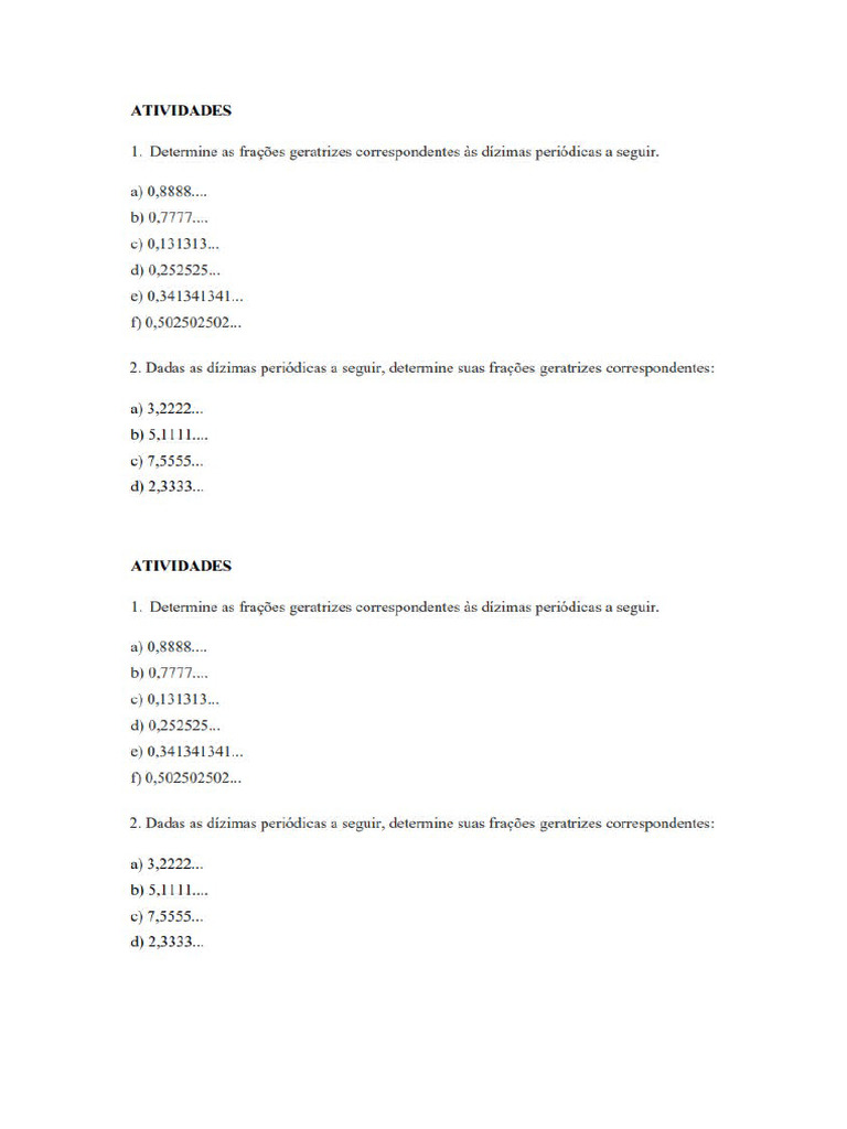 Atividade 8º C | PDF