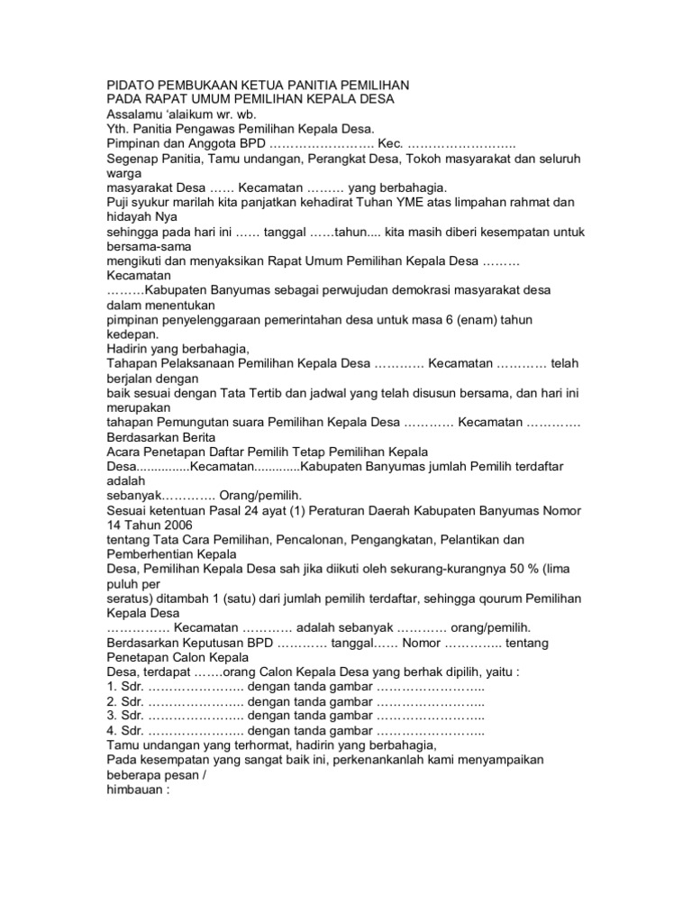 Contoh Pidato Sambutan Ketua Pps – VIRALTERATAS.COM